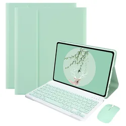 Keyboard Case for Lenovo M10 Fhd Plus 10.3 inch Tablet Cover for Lenovo Tab M10 Plus Case Spanish Portuguese Russian Keyboard