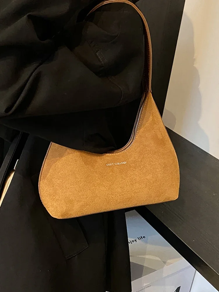 

Модный дизайн, замшевые сумки на плечо, женские сумки-тоут и кошельки, новая веганская кожаная женская дорожная сумка подмышками, высокое качество