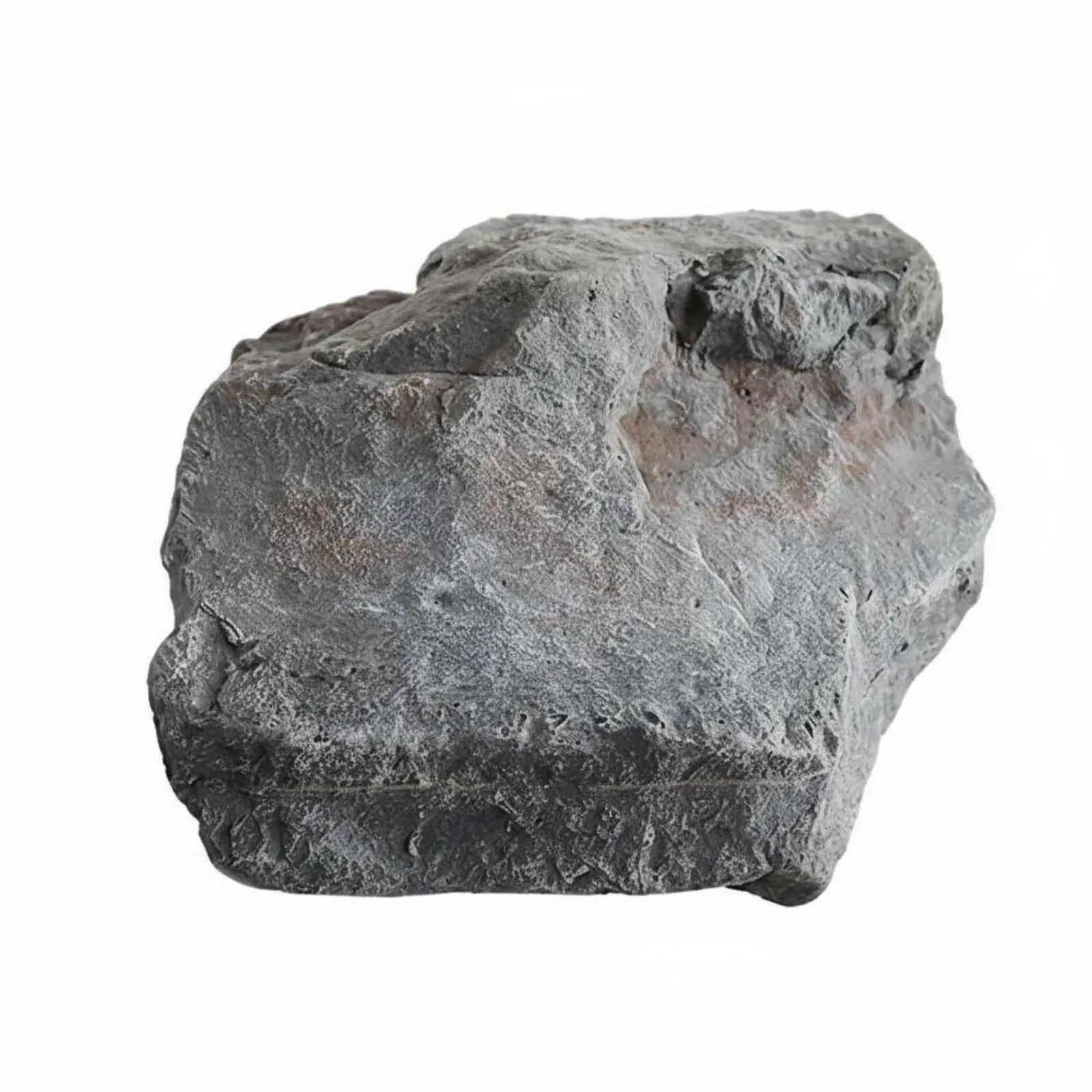 Artificial PU Foam Sculpture Realistic Stone Garden Decor Prop for Indoor Landscaping and Displays