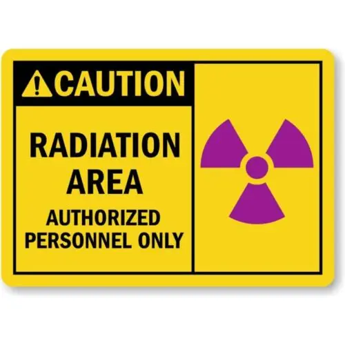 Authorized Personnel Caution Aluminum Weatherproof Sign p906 sign