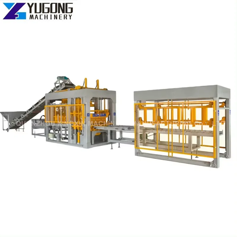 YG Clay Brick Making Machine Fully Automatic QT8-15 Color Paver Machine Brick Paving Stone Block Making Machine Factory Price