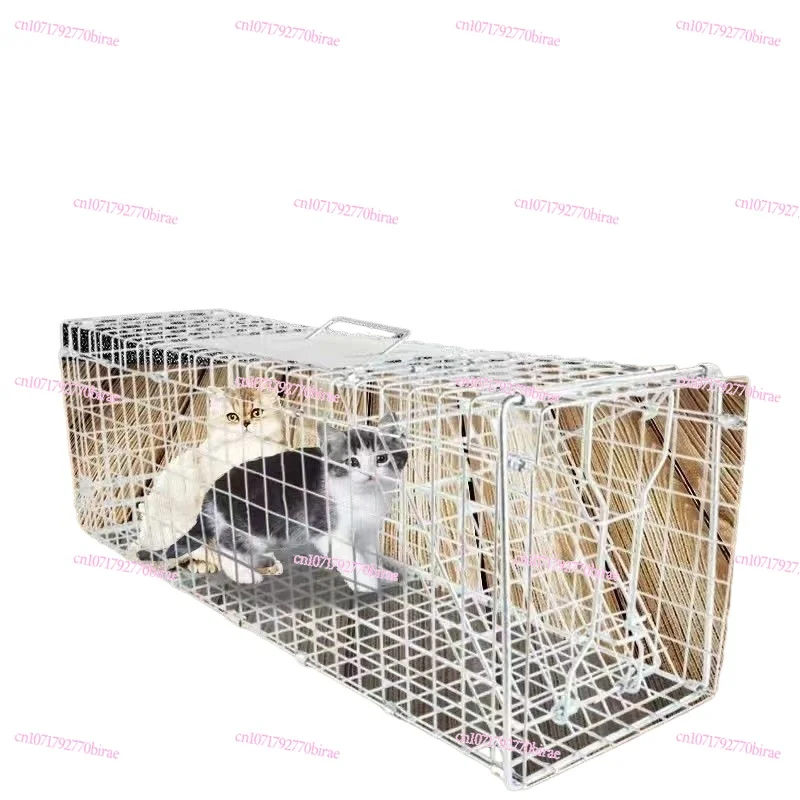 

Cat Cage Catching Large Dog Humanitarian Rescue Mouse Chinchilla Folding
