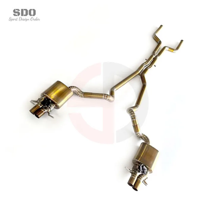 Titanium Catback OEM Valve Muffler Exhaust for Mercedes-Benz E63/E63S AMG W213 V8 4.0T 2016-2023 Valvetronic Exhaust System