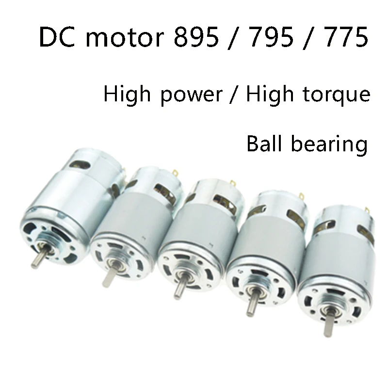 775 795 895 High Speed Large torque 12V 24V dc roller shutter motor Electric Power Tool New Motors & Parts for Electric Tool