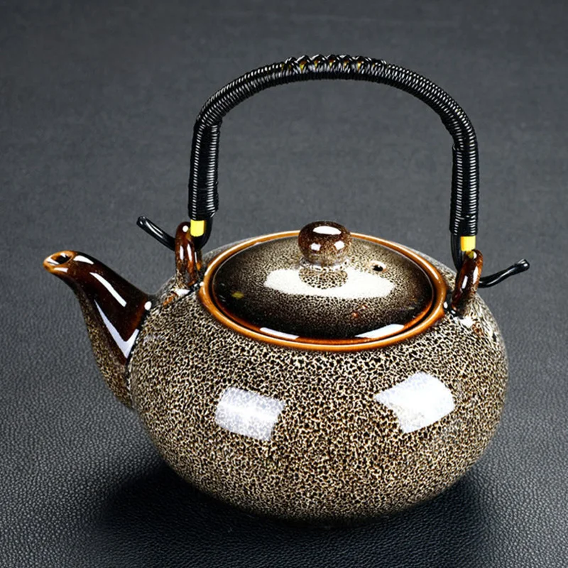 Ceramic Pot Large Capacity Teapot 700ml Starry Glaze Pot for Tea Pots Puer Yixing Kettle Clay Tea Ceremony Set Gaiwan Samovar