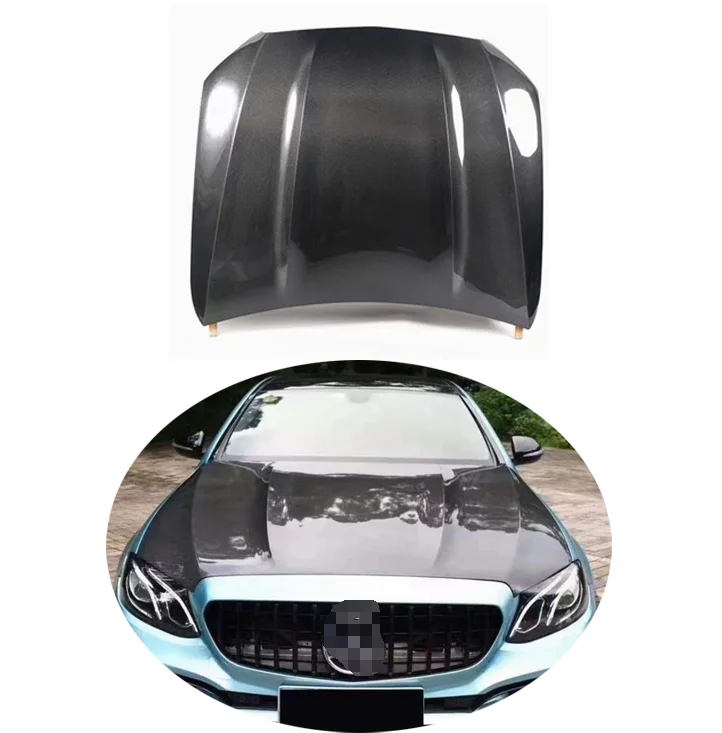 

Капот из углеродного волокна для Mercedes Benz E Class W213 E53 2016-2020, капот двигателя хорошего качества для классической автозапчасти