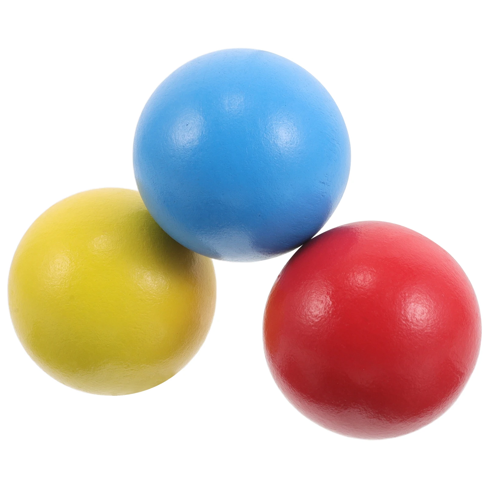 

3 pcs Wooden Croquet Balls 35mm Kids Outdoor Toys Family Interaction Backyard Child Size Hand Coordination Wooden Accessories