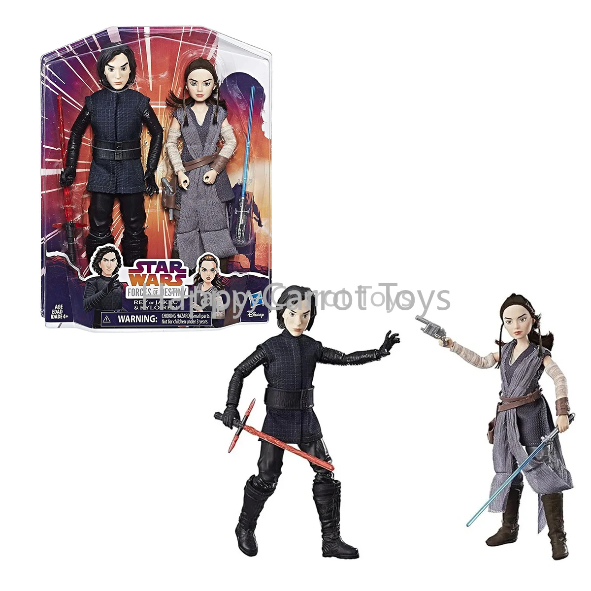 

STAR WARS Forces of Destiny Rey of Jakku and Kylo Ren Adventure Characters Action Figure Classic Movies Collectible Children Toy