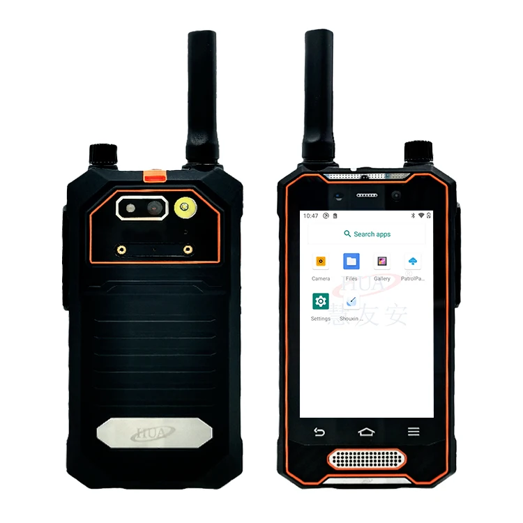 Wireless Walkie Talkie Guard Tour Patrol Face Recognition Camera GPS Security Guard Tracking System