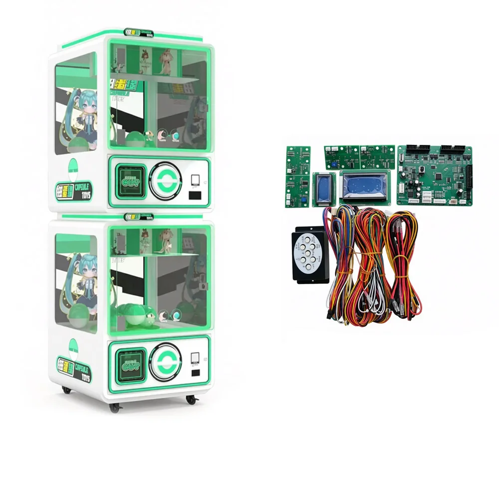 Arcade Kit RY-Coin Operated Double Layer Capsule Vending Machine DIY Kit Suitable for shopping malls and home entertainment