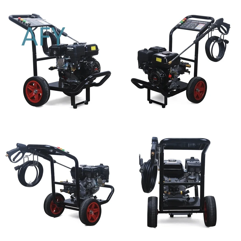 High Pressure Portable Car Washer 5200W for Cars Trucks SUVs RVs with Wheels for Home Garage Outdoor Use Water Jet Cleaning