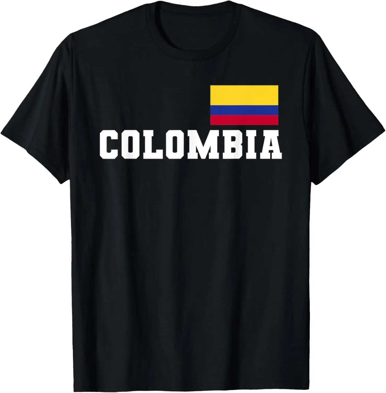 Colombia Clean Small Flag Patria Country Support Sport Gift T-Shirt