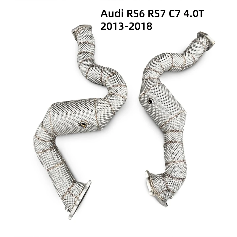

High flow exhaust downspout suitable for Audi RS6 RS7 C7 4.0T 2013-2018 with/without catalytic exhaust system