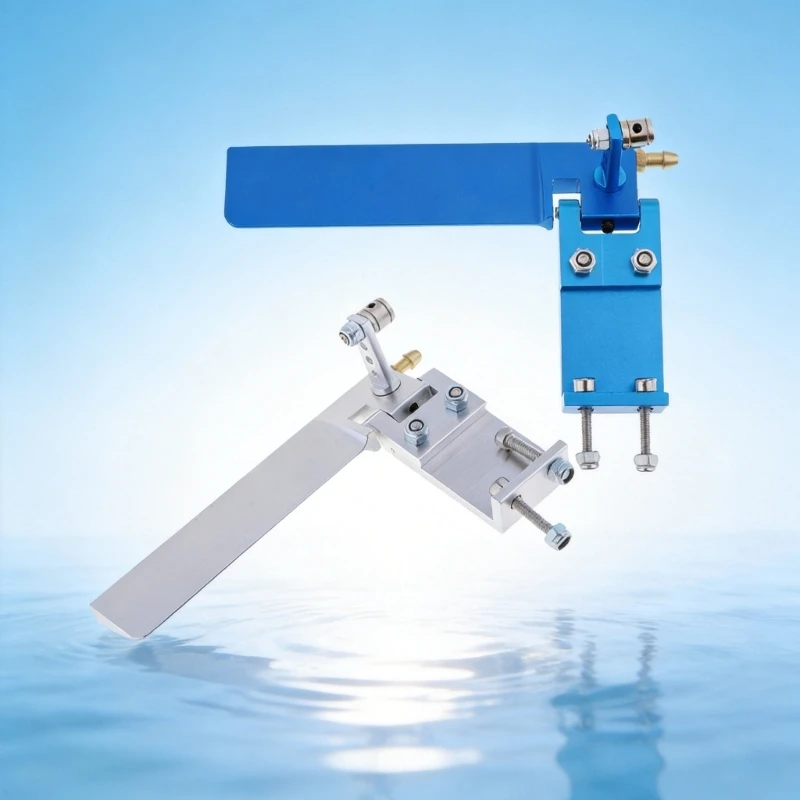Remote Boat Rudder, Model Boat Steering Blade with Water Pickup, Aluminum Single-Body Component for Electric Boat 15UB