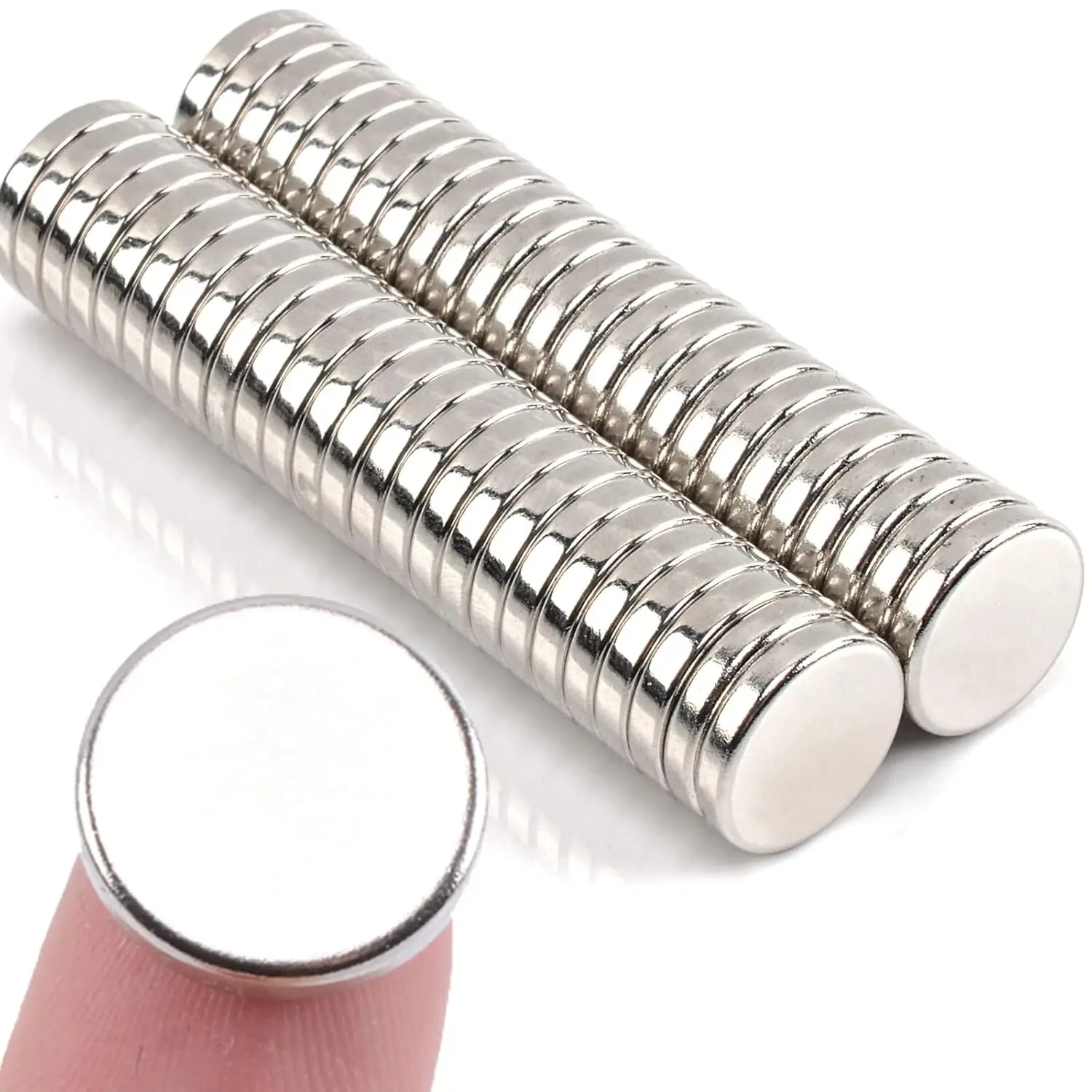 Neodym-Magnetscheiben, 20x2 MM Dekorative Runde Kühlschrankmagnete, Lustige Kleine Kühlschrankmagnete für Whiteboard, Zuschneidbar