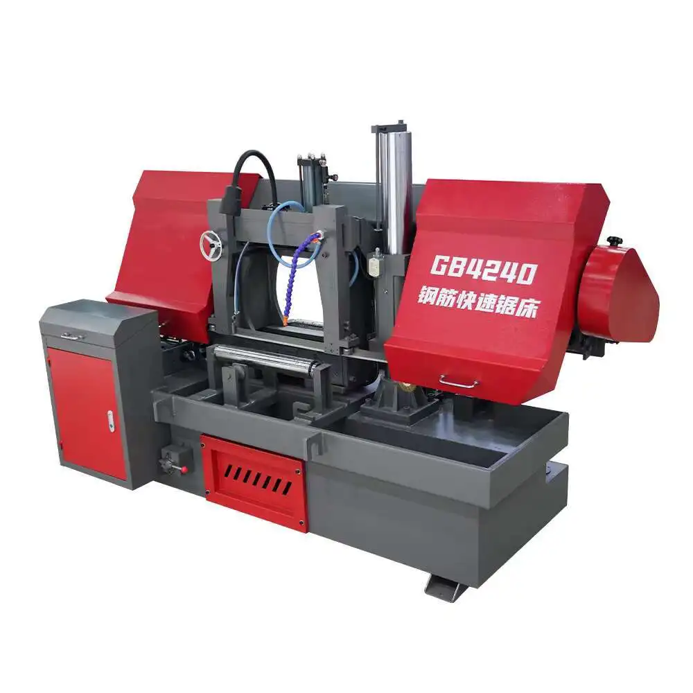 تعزيز Hinery الصلب بار نشر Gb-4240 منشار دائري أوتوماتيكي Hine