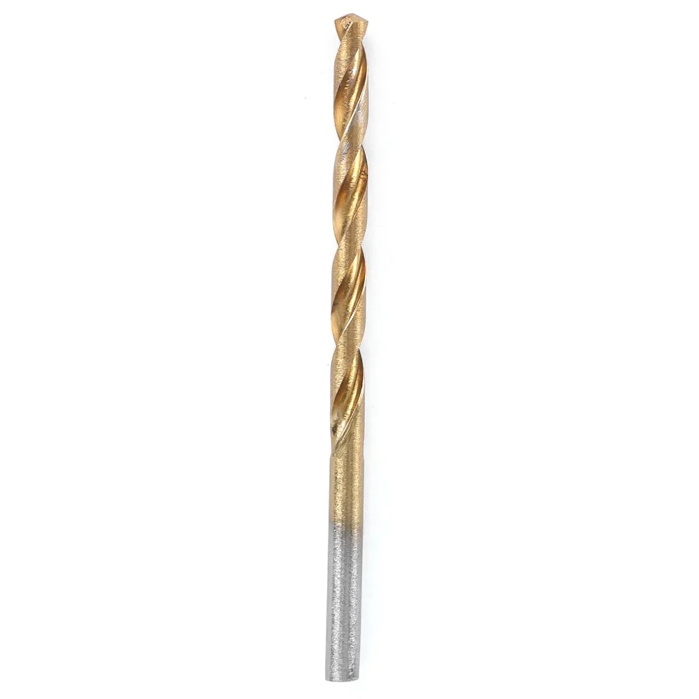 60PCS Bearing Steel Twist Drill Bits 135° Split Point Jobber Length Micro Drill Bits 3/64