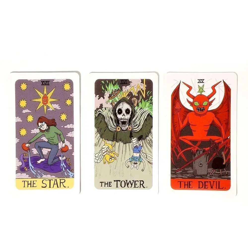 

Adventure Time Tarot Cards 10.3 x 6cm, Set of 22 Major Arcana and 56 Minor Arcana