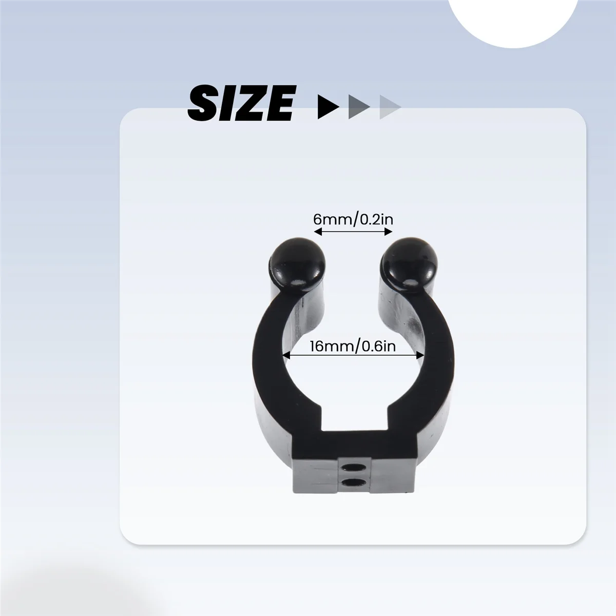 

A62X 10 Pcs Fishing Pole Rod Storage Clip/ Billiards Snooker Cue Locating Clip Holders/ Fishing Rod Storage Rack