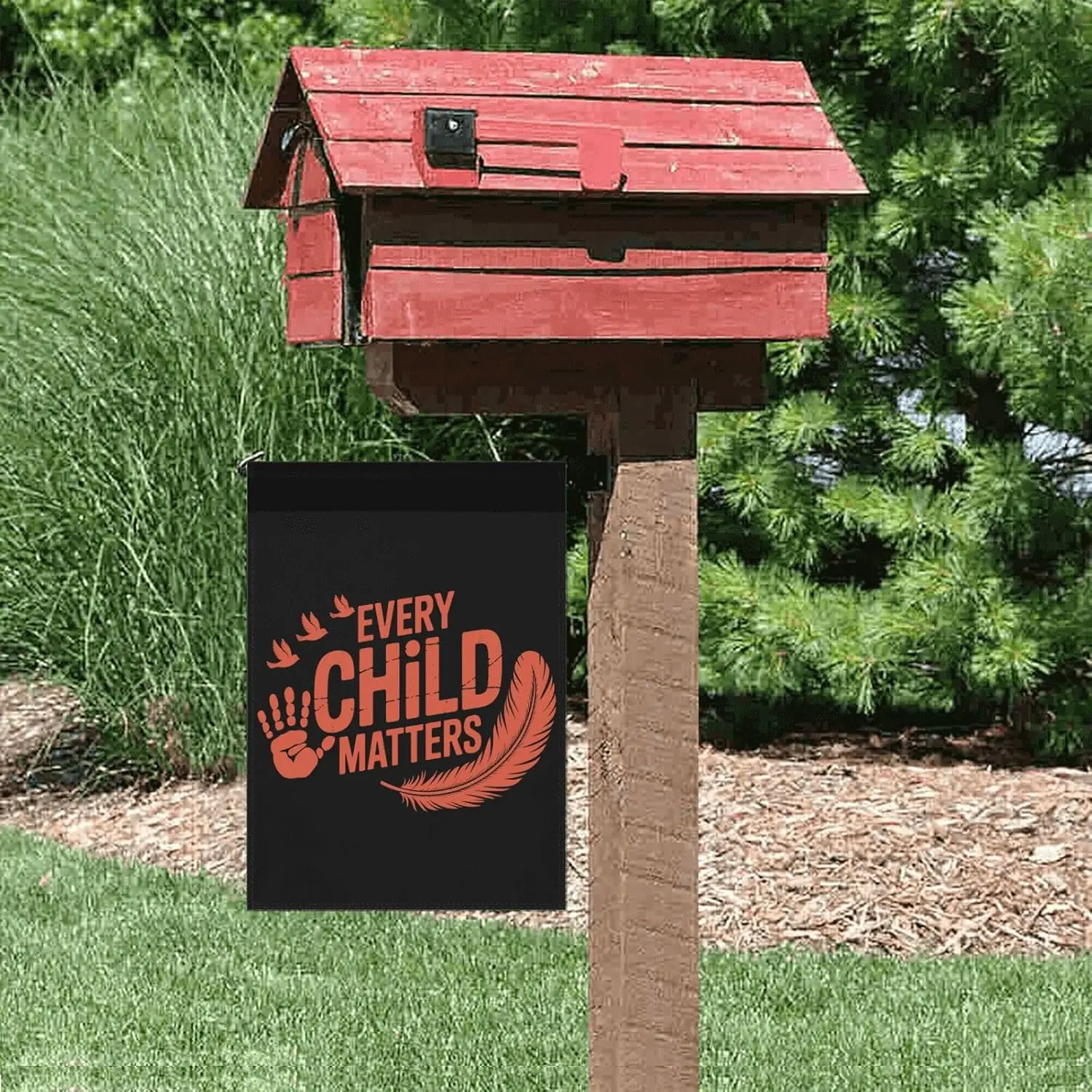 Every Orange Day Child Kindness Matter Garden Flags Decorative Banner For Porch JJE DDI GGX