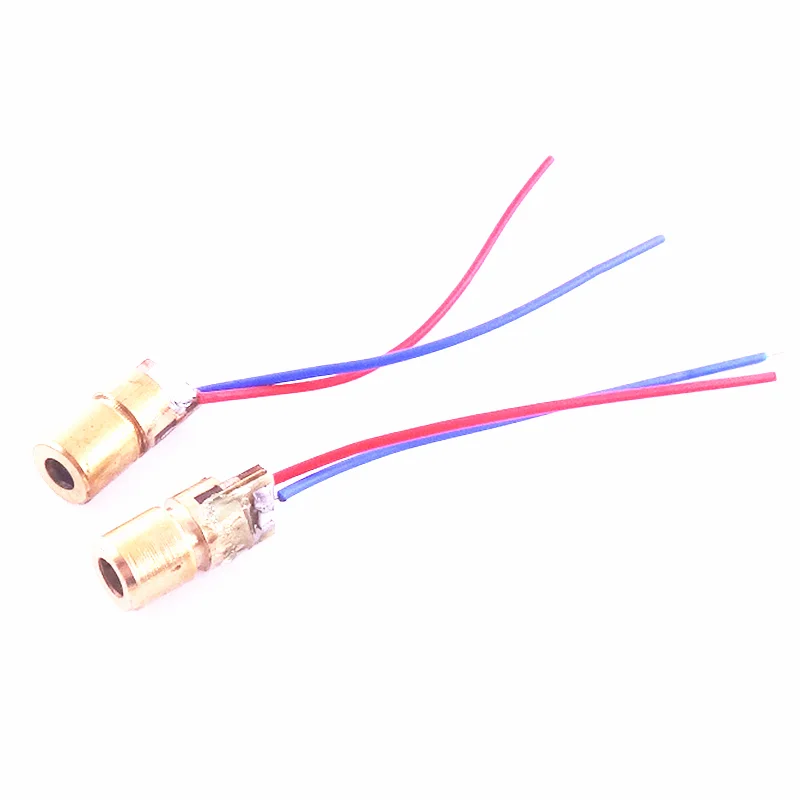 3V 5V 650nm 5mW Adjustable Laser Dot Diode Module Red Sight Copper Head Mini Laser Pointer