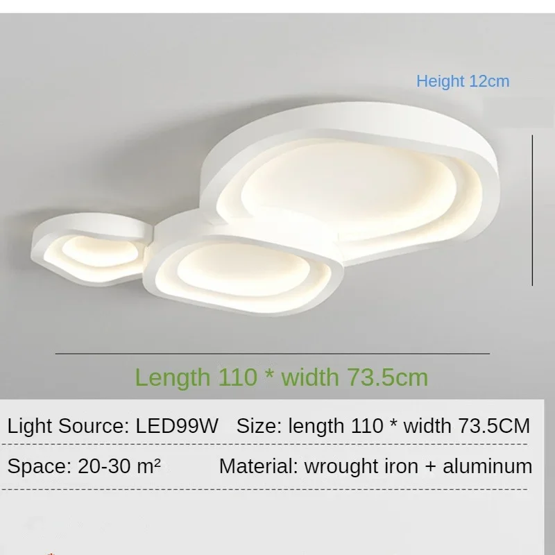 Moderne witte plafondlamp Minimalistische ronde plafondlamp voor slaapkamer, woonkamer, gangpaddecoratie, binnenverlichtingsarmaturen