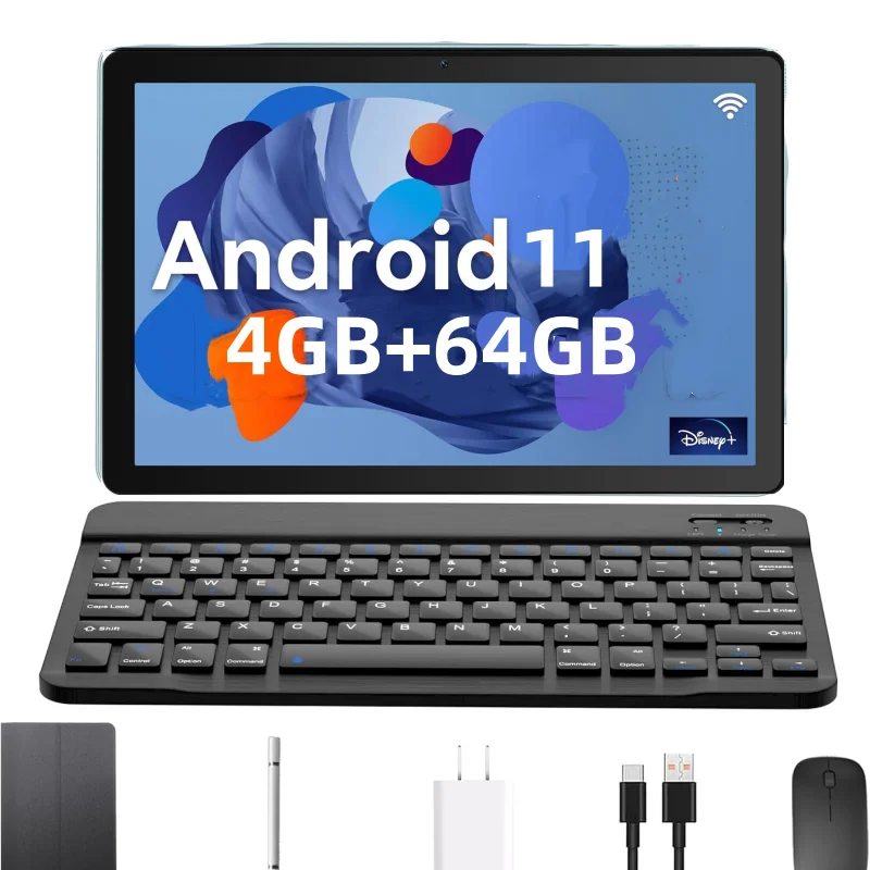 10.1 INCH T10 4GB RAM 64GB ROM 1280 X 800 Pixels Type-C MX2 Android 11 Tablet PC Dual Camera WIFI