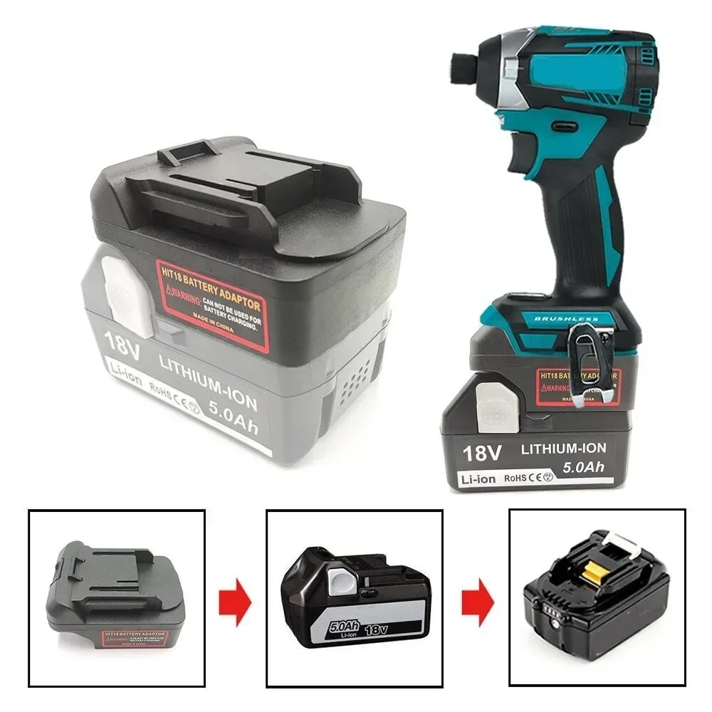 

Adapter Converter For Hitachi For Hikoki 18V li-ion Battery Convert to for Makita 18V lithium Battery Electric Power tool Drill