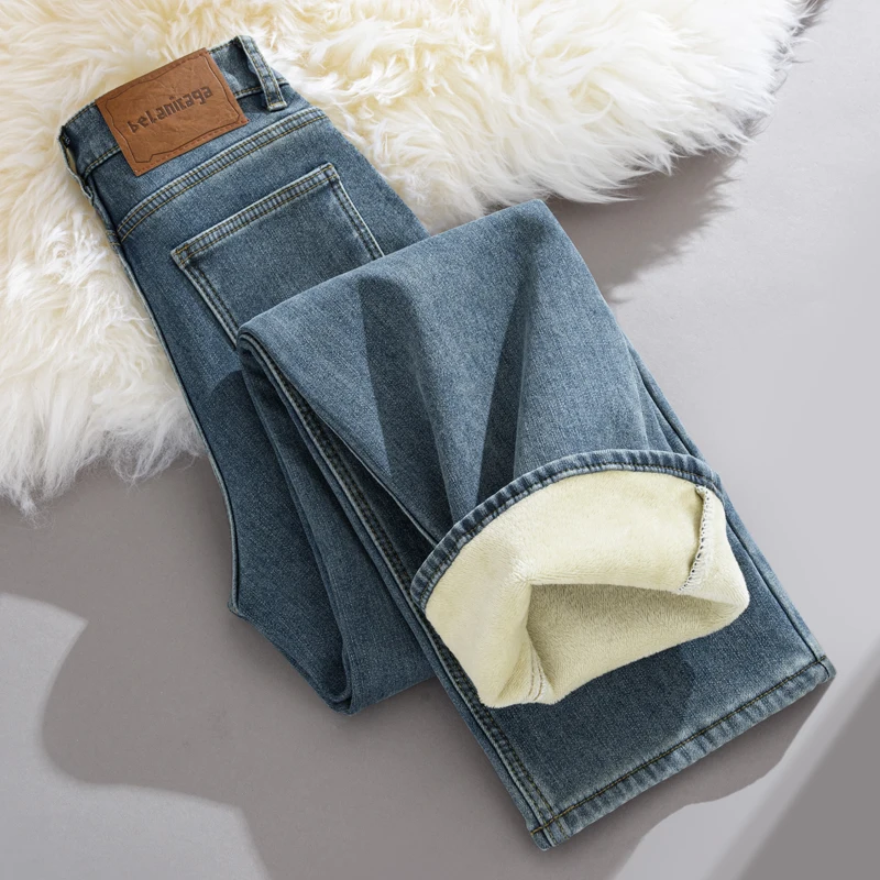 

Брюки Y2k, джинсы для женщин, коллекция осень-зима 2024, прямые брюки с высокой талией, эластичные широкие модные брюки