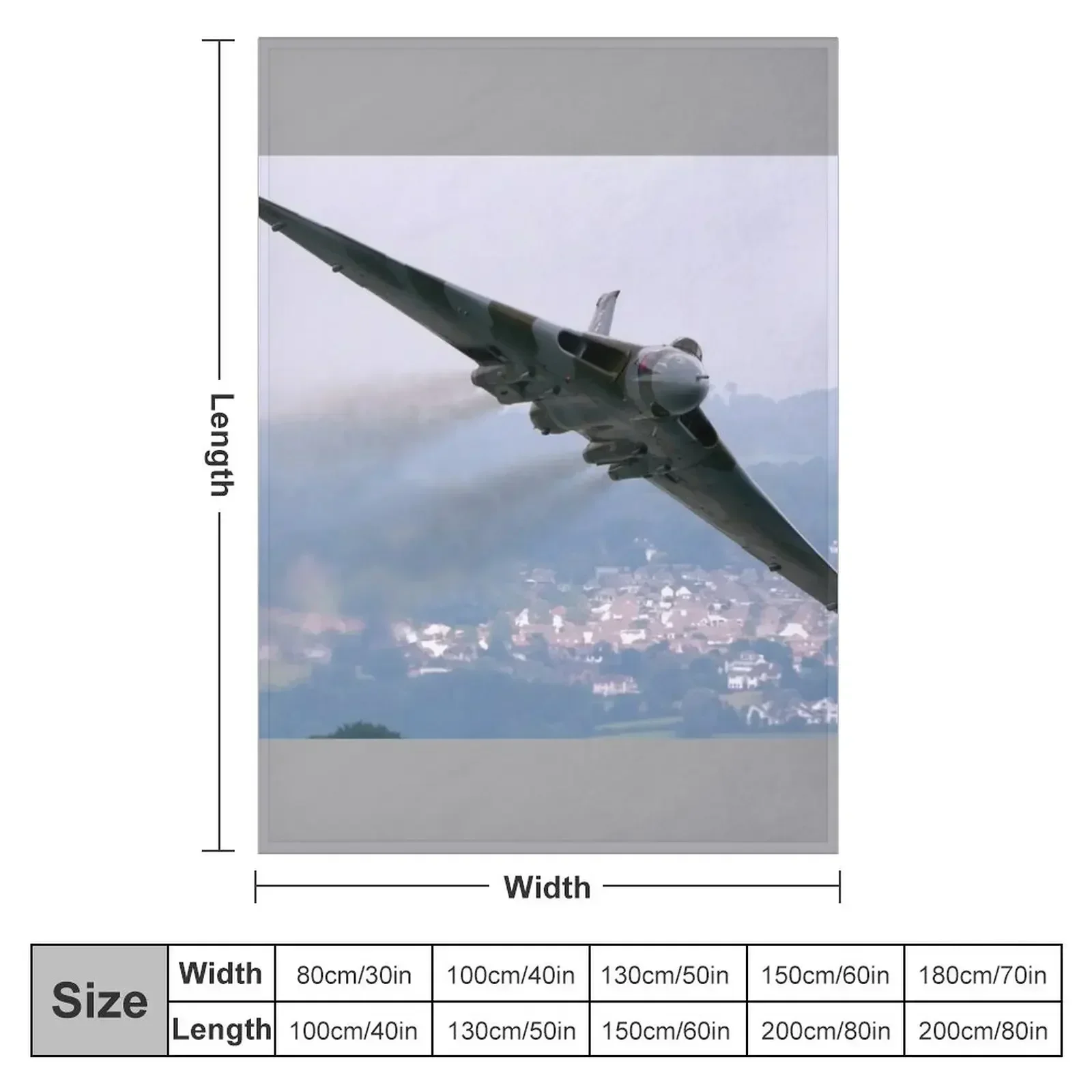 Avro Vulcan - Dawlish Air Show 2015 Throw Blanket warm for winter Summer Beddings Blankets