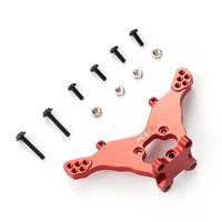 1pcs 1/16 Rear Shock Tower RC Upgrade Part Aluminum Alloy Adjustable Rc Rear Shock Tower For LOSI Mini-B Mini-T RC Car Part Red