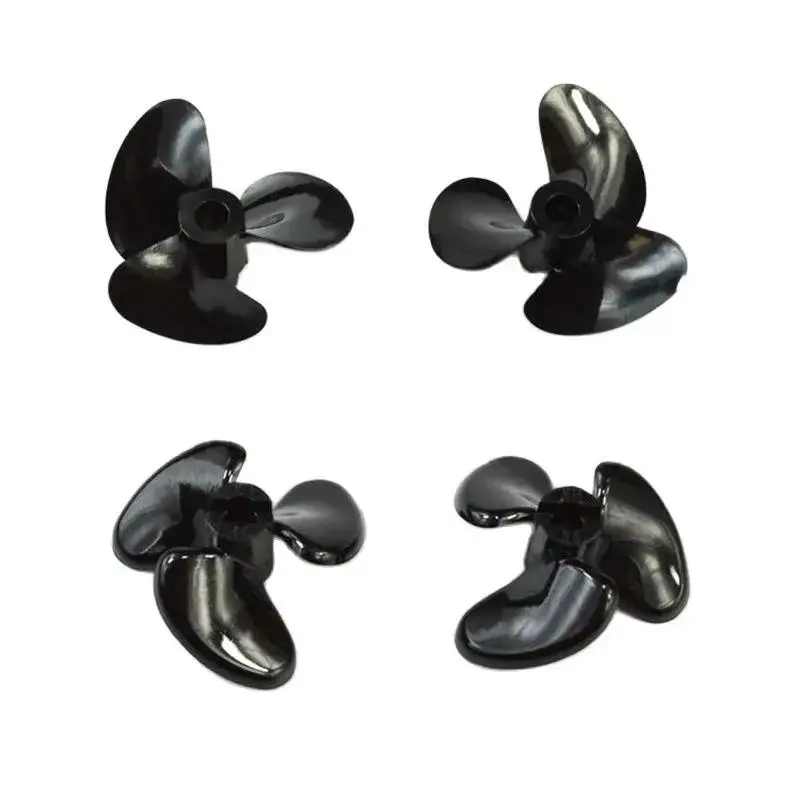 2Pairs RC Boat Dia. 34mm 30mm 26mm Three-blade Fully Immersed Paddle Positive Negative Propellers PC Material Props