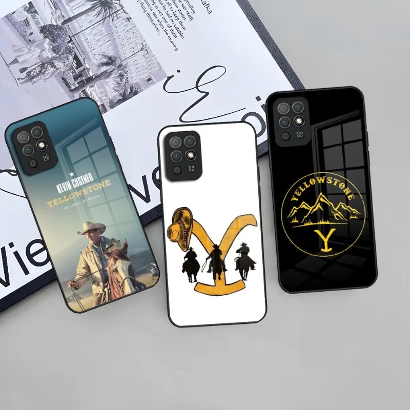 Yellowstone TV Show Phone Case For Huawei P50 P30 P40 P20 P9 Smartp Z Pro Plus 2019 2021 Glass