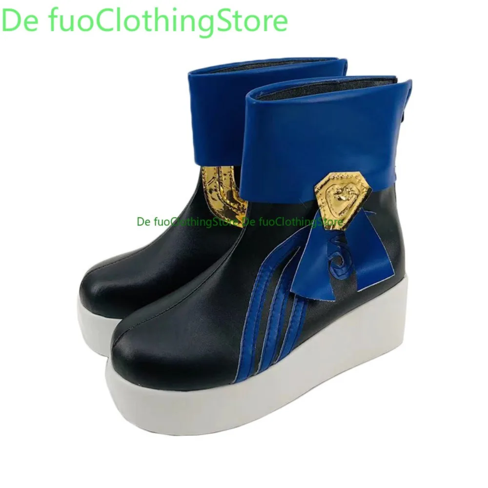 DefuoClothing Honkai: Star Rail Bailu Cosplay Shoes Anime Boots Anime Game Role-playing Shoes And Boots Halloween Party