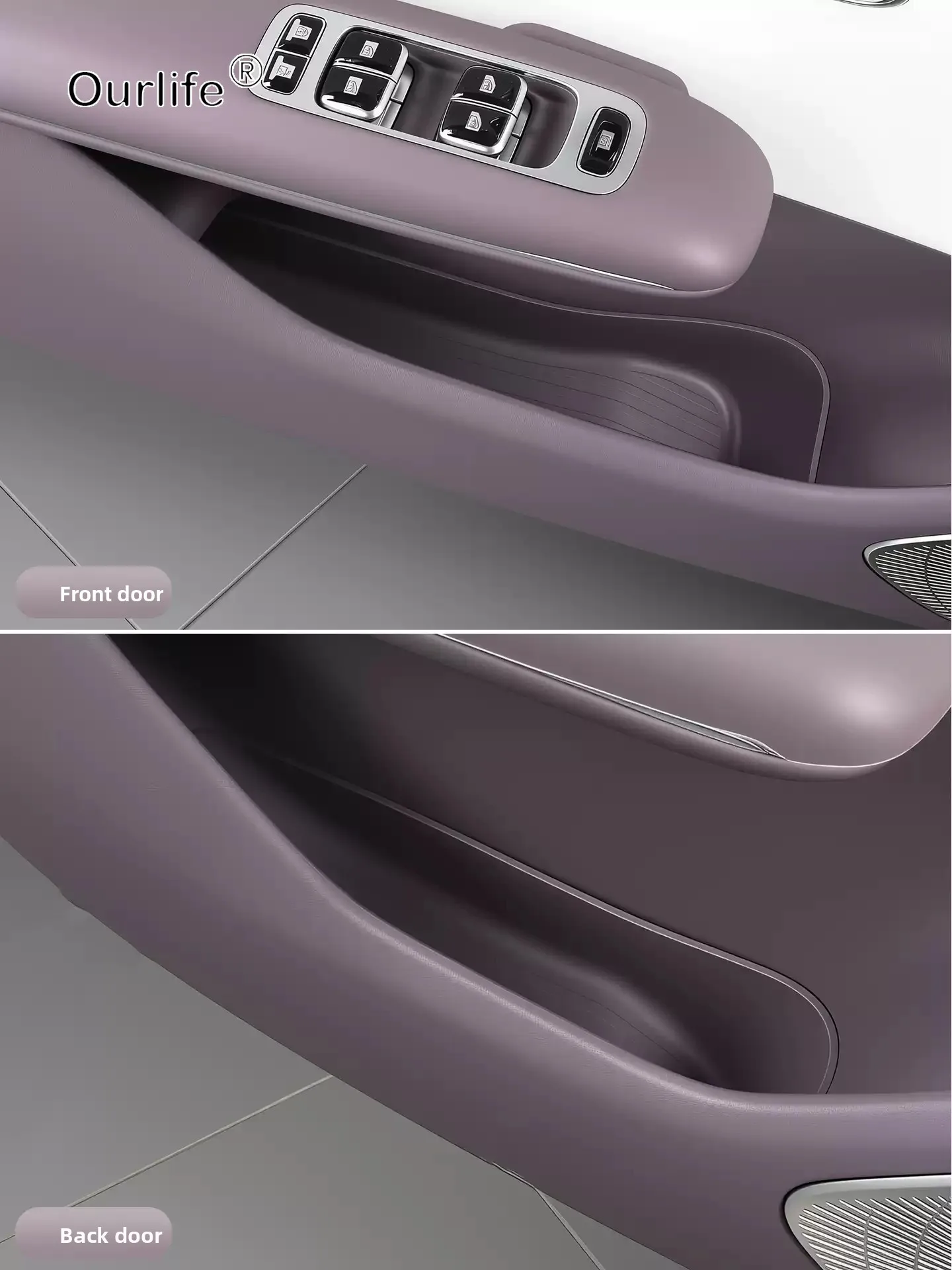 For Changan Qiyuan NEVO A06 2026 2027 Car Door Side Storage Box Organizer Tray Insert Interior Accessories