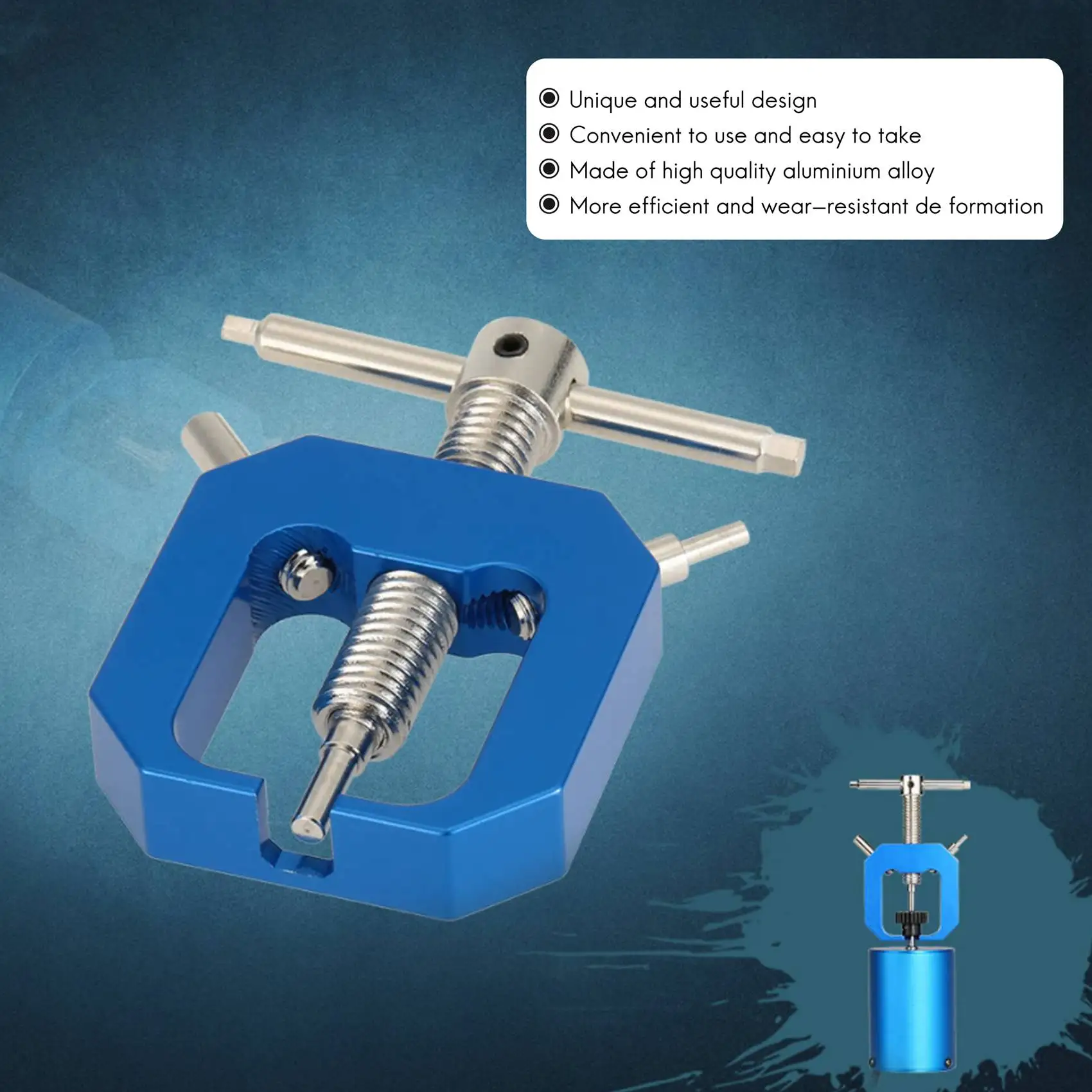 B05C-2Pcs Motor Pinion Gear Puller Remover Tools Set Rc Motor Gear Puller Tool Universal Motor Pinion Gear Puller Remover