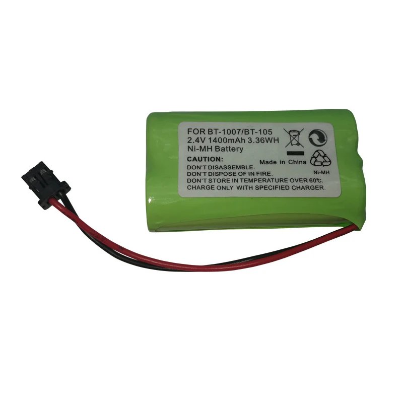 2.4V 1400mAh Cordless Phone Replacement BT1007 Battery Pack for Panasonic HHR-P506, HHR-P506A, KX-TGA400, MHP506A, HSCO506