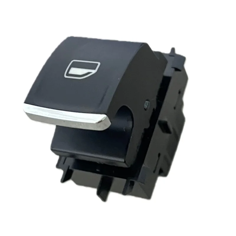 5G0959855C Botón de interruptor de la ventana lateral del pasajero cromado para SEAT LEON
