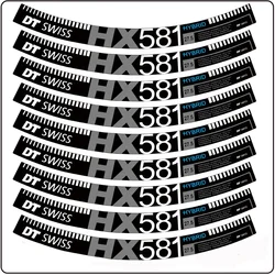 HX581 Width 20mm Bicycle Rim Stickers MTB Road Bike Wheel Decals Cycing Waterproof Decorative Film 26 27.5 29 700C Generic