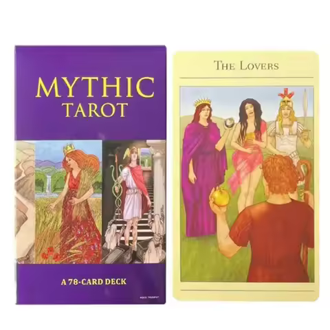 Mythic Tarot Deck Party Board Deck 78Pcs Tarot Cards Mythic Fortunetelling Tarot Cards in Full English version for Beginners