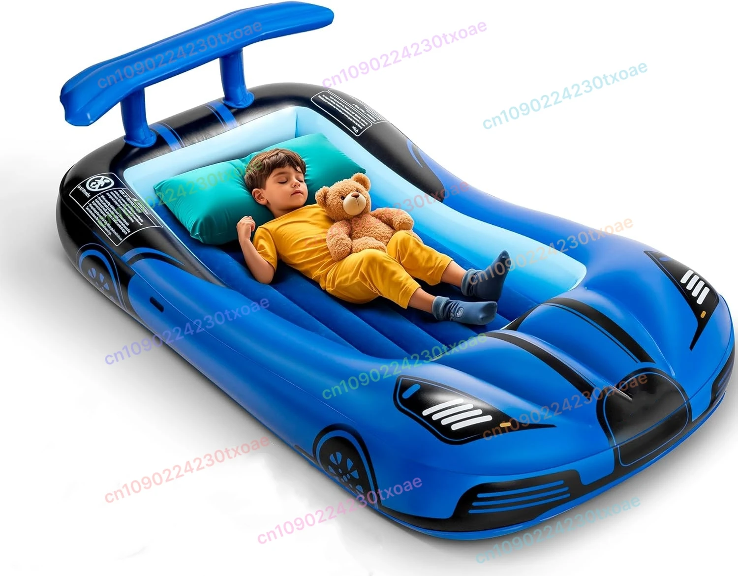 

PVC Inflatable Travel Bed 81x45x22.4 Inches Air Mattress with Carry Bag Portable for Toddlers Kids Indoor Outdoor Camping