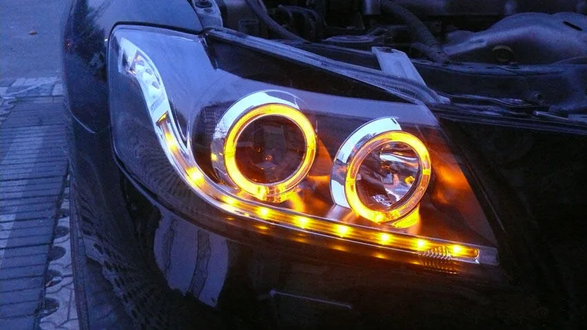 

2pcs Car Styling for Camry 2009 2010 2011year Camry taillight DRL Bi Xenon Lens High Low Beam Parking Fog