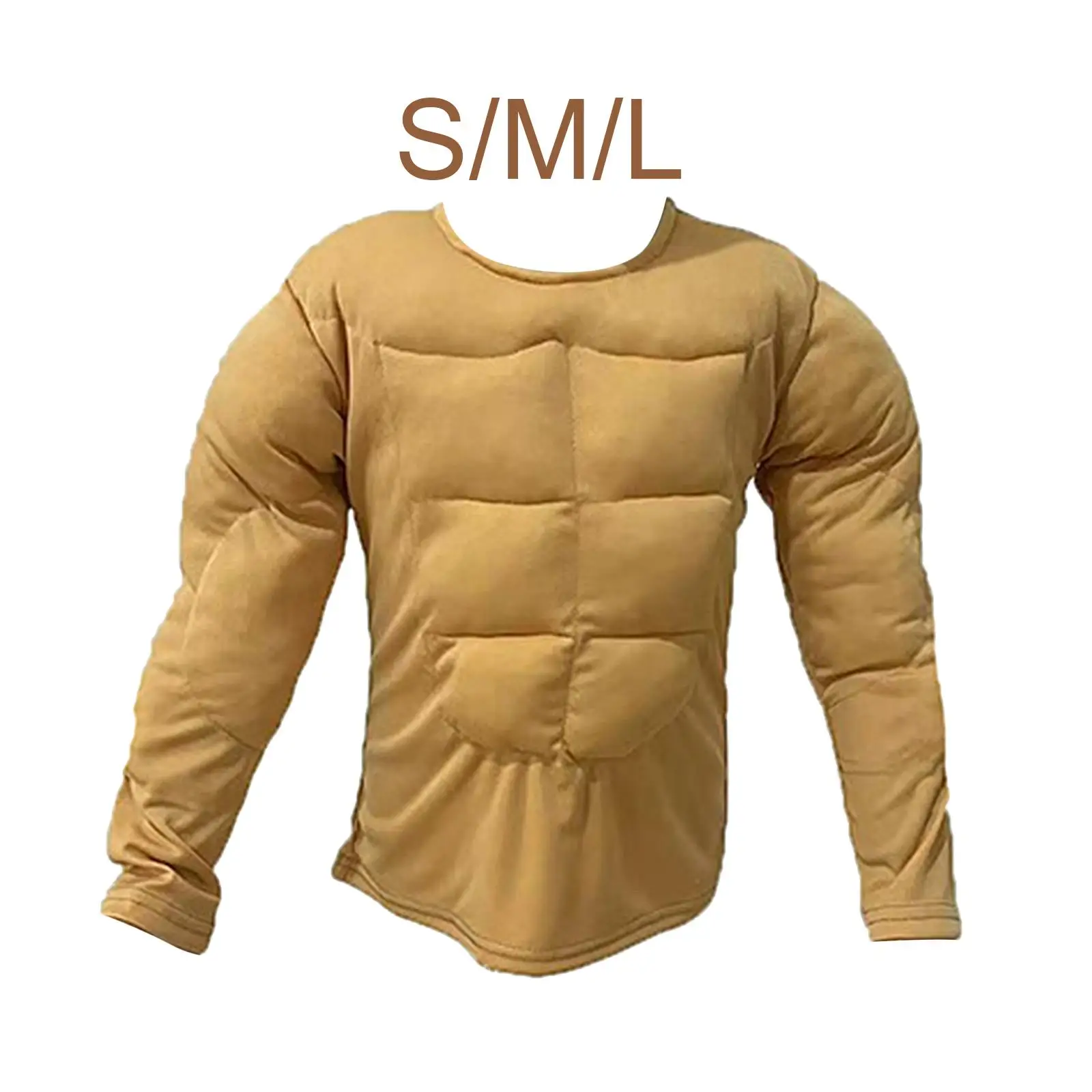 

Костюм-футболка с мускулатурным эффектом для мальчиков, с наполнителями для груди, для Хэллоуина, детских вечеринок и ролевых игр