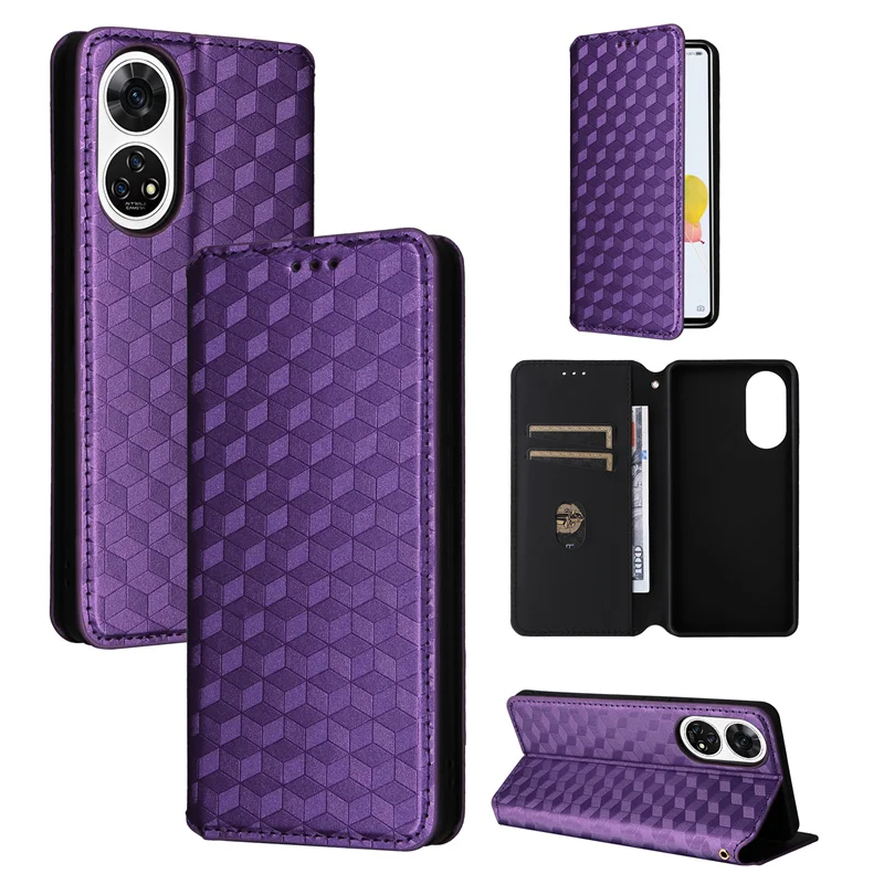 For ZTE Anshin Family Wallet Case Self-adhesive Flip PU Leather Phone Case For あんしんフアミリ-スマホ，A303ZT Magnetic Business Case