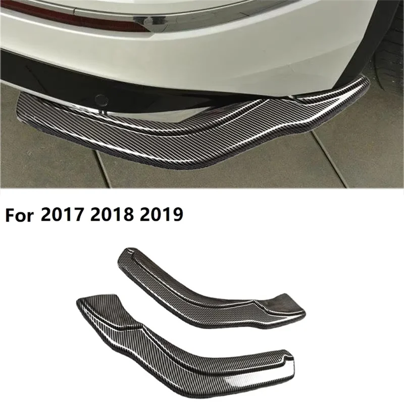 متفوقة سيارة الخارجية الكسوة المصد الخلفي المفسدين لشركة فولكس فاجن تيجوان R-لاين 2017-2019 شفة ممتصة للصدمات الخلفية الجانب الخائن اللوحات ، سيارة خارجية #3