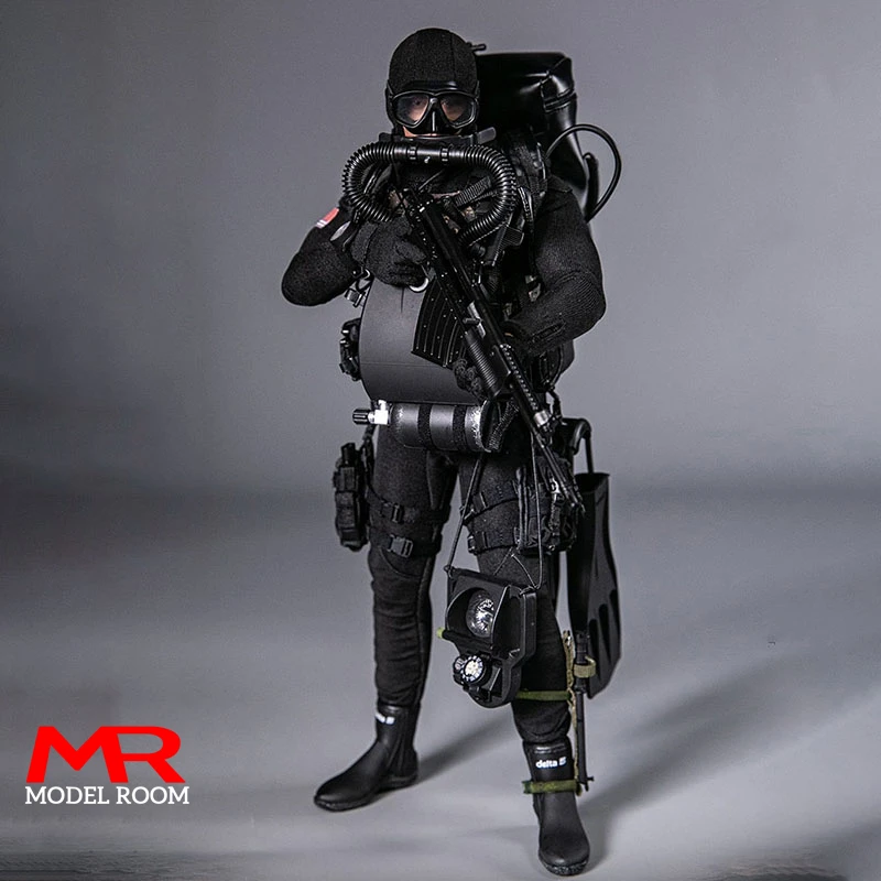 In Stock DAMTOYS 78073 1/6 PLA Navy Marine Corps Combat Diver Action Figure 12'' Male Soldier Action Figure Full Set Toy