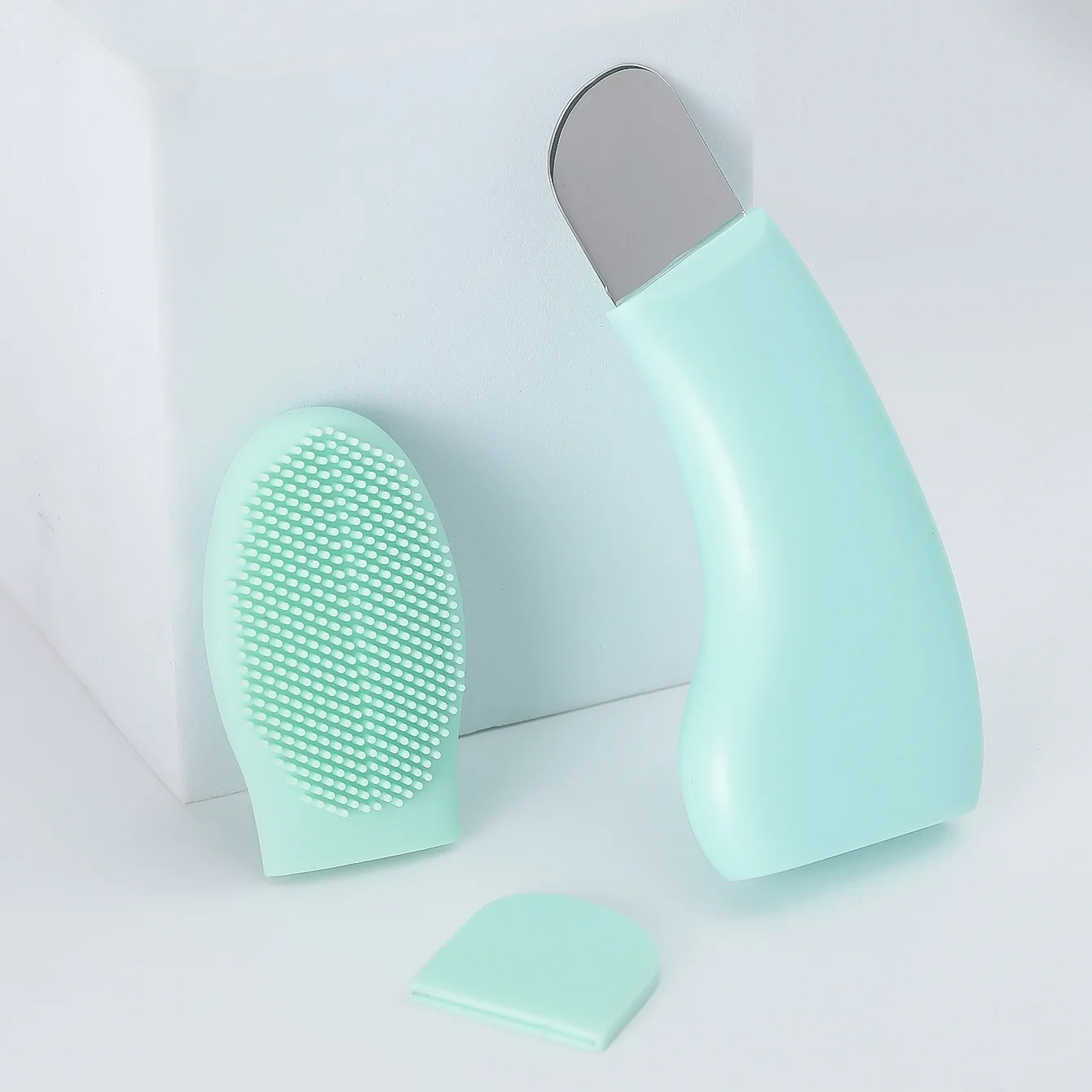 Facial Mee-eter Removal Tool Siliconen Neus Whitehead Remover Gezicht Schraper voor Diepe Reiniging Borstel Gezicht Spatel Huidverzorging Tool