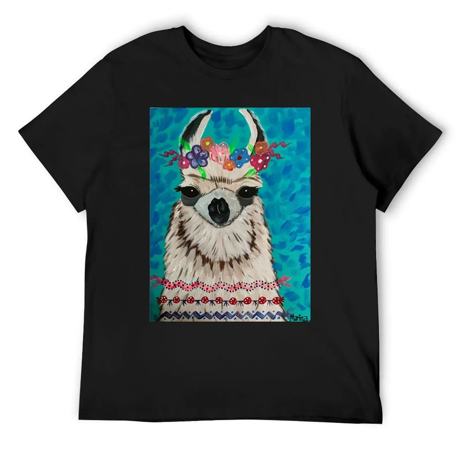 

Lulu Llama T-Shirt plus sizes luxury t-shirt sublime anime shirts men