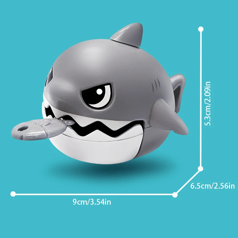 Cartoon Shark Keychain Pull Line Pendant Simulation Shark Keychain Toy Anti-stress Schoolbag Pendant Children Gifts