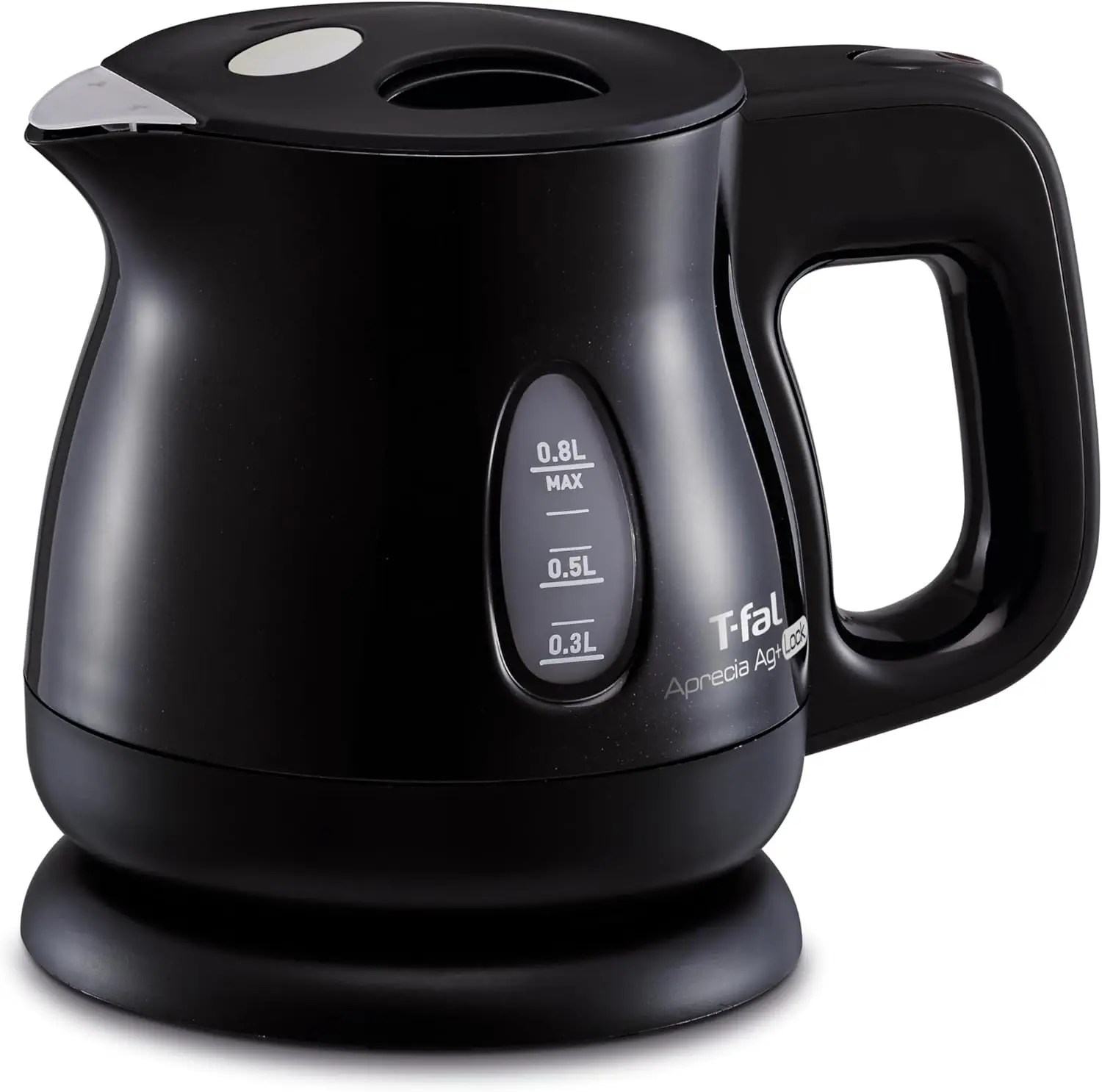 

Компактный электрический чайник, объем 0,8 л, черная отделка цвета оникс - состояние как новый